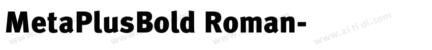 MetaPlusBold Roman字体转换 MetaPlusBold Roman字体转换
